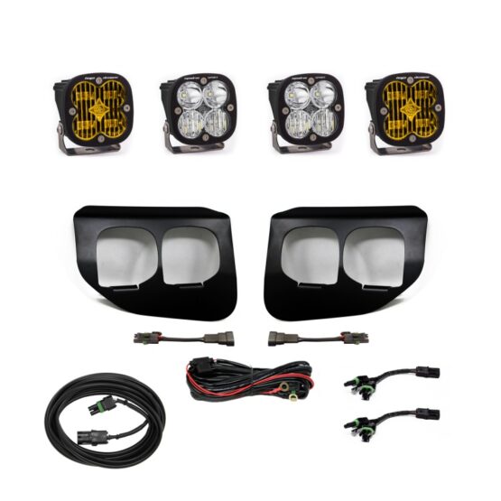 Baja Designs Amber Fog Lights Dual FPK SAE/Sport Fits Ford Super Duty (20+)