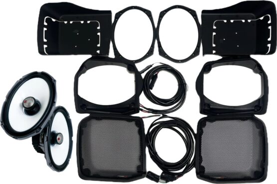 Cerwin Vega 6x9 Cut-In Lid Kit w/ SM694 For 98-13 FLH/T Bags