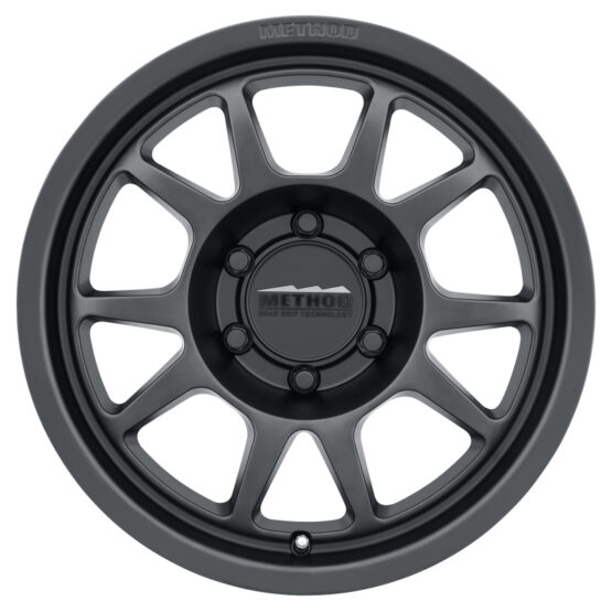 MR702 17x8.5 0mm Offset 6x5.5 106.25mm CB Matte Black Wheel - Image 2