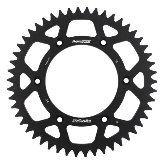 Supersprox Rear Aluminum Sprocket 50T Black Fits Honda 520 Chain