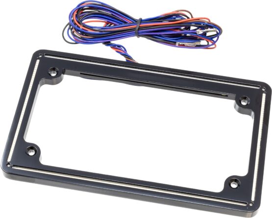 Letric Lighting Co Perfect Plate Light License Frame, Gloss Black