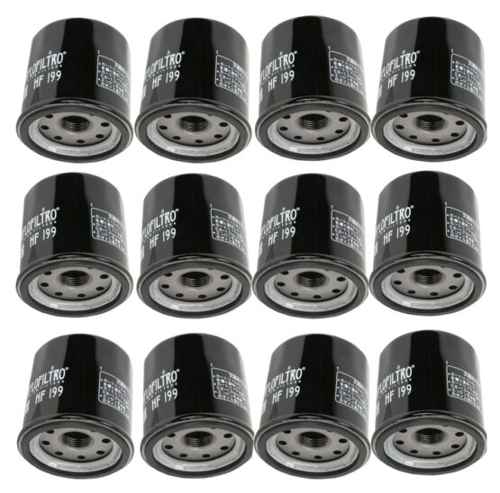 HF199 Oil Filter - Black - 12 Pack