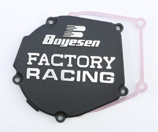 Boyesen Spectra Ignition Cover Black Aluminum Fits 05-07 Kawasaki KX250