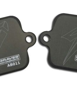 Graves Smog Block Off Plates Billet Aluminum Fits Yamaha