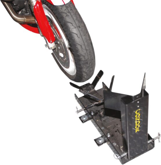 Condor SC-2000 Pit Stop Trailer Wheel Chock Stand Black - Image 2