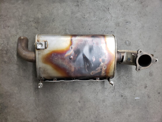 Takeoff Slip On Exhaust Muffler w/ Mid-Pipe - Image 2