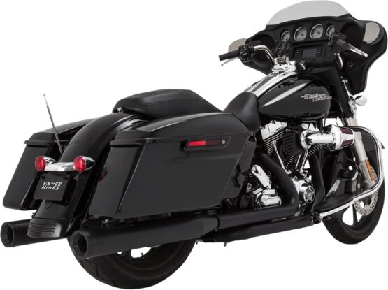 Eliminator 400 Dual Slip On Exhaust - Black - Image 2