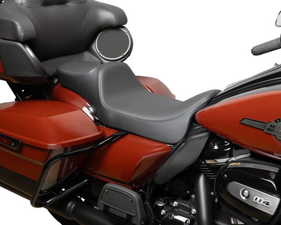 Drag Specialties Predator III Extended Reach Seat Black FLH/FLT 08-24 - Image 2