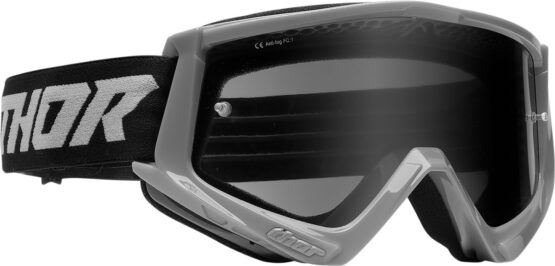 Thor Combat Sand Racer Goggle Smoke Lens Gray/Black Adult