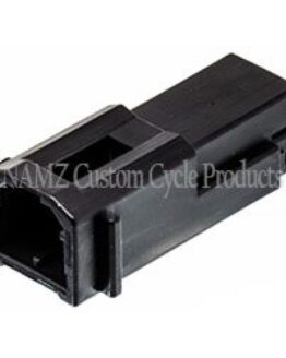 AMP Multilock 2-Position Male Wire Cap Housing HD 73102-96BK by Namz