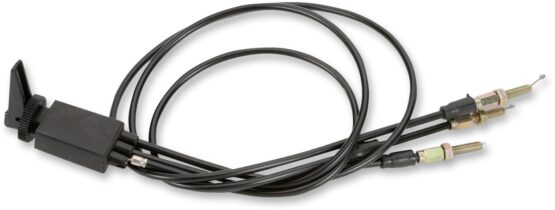 Universal Choke Cable Black 30in For Triple Mikuni Carburetors
