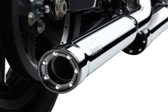3" RPT Chrome Slip On Dual Exhaust - Image 2