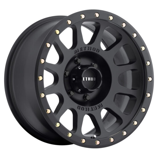 MR305 NV 18x9 +18mm Offset 6x135 94mm CB Matte Black Wheel