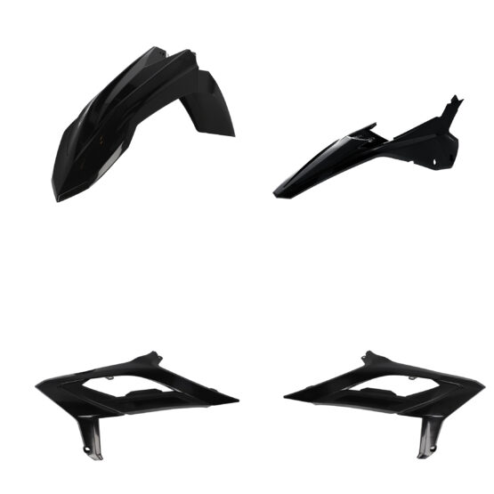 Acerbis Plastic Kit Black For 2023-2024 Beta RR 2T/4T 125-480