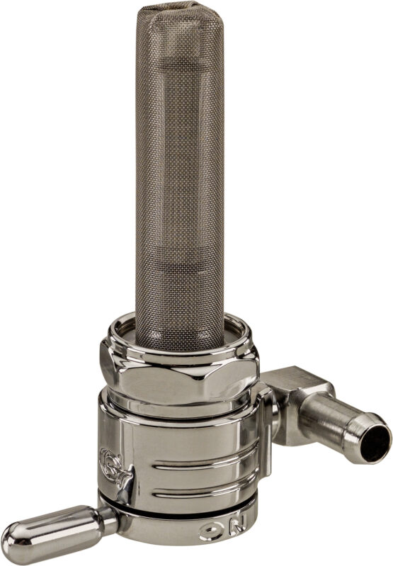 Golan Click-Slick Fuel Petcock Chrome 22mm Backward Outlet - Image 2