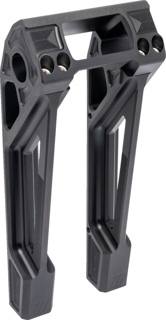 Kodlin USA Fastback 10in Black Handlebar Risers For Harley-Davidson