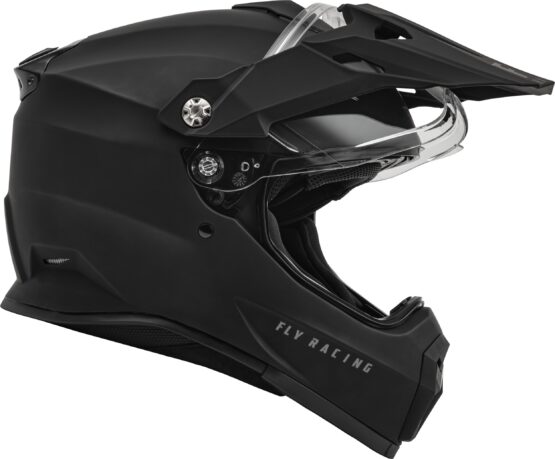 Fly Racing Trekker Solid Helmet Matte Black X-Small - Image 3