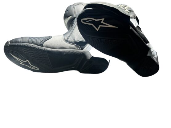 SMX-S Street Riding Boots Black/White US 6 - Image 3
