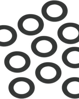 S&S Cycle Breather Washers 10 Pack Black
