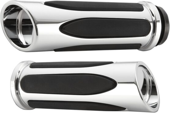 Arlen Ness Deep Cut Comfort Grips Chrome