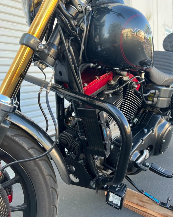 UltraCool SMT-4 Side Mount Naked Oil Cooler Kit Black For Harley Dyna FXR Touring - Image 3