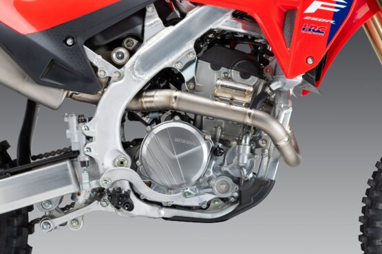 Yoshimura RS-12 Titanium Full Exhaust System Silver Fits 2025 Honda CRF250R/RX - Image 9