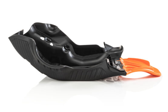 Acerbis Skid Plate Black/Orange For KTM 250/350 XC-F, GasGas EX/MC 250F/350F - Image 3