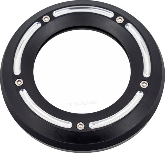 Trask Assault Derby Cover Reverse Cut for Harley Softail