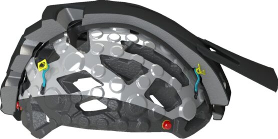 6D ATB-2T Ascent Bicycle Helmet XS/S Matte Black Sand Unisex - Image 2
