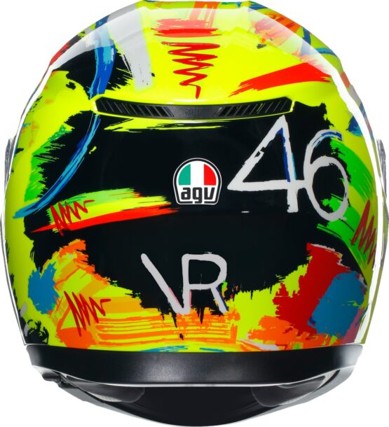 AGV K3 Rossi Winter Test 2019 Full Face Helmet Yellow 2XL - Image 2