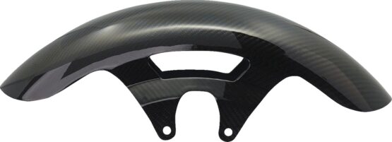 Arlen Ness Cafe Front Fender 19in Carbon Fiber Black For Harley-Davidson