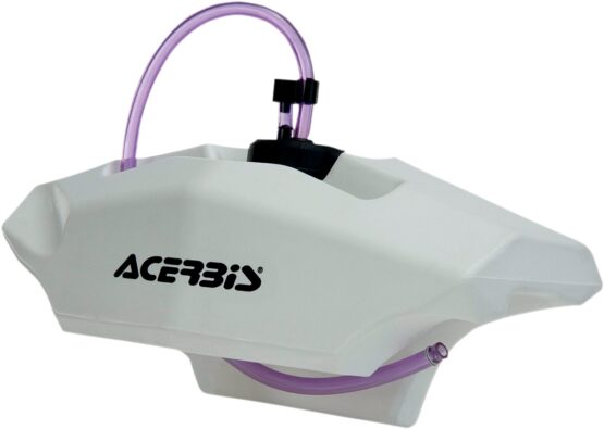 Acerbis Front Auxiliary Handlebar Fuel Tank 0.6 Gal White
