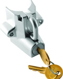 Bikers Choice Motorcycle Helmet Lock-Chrome