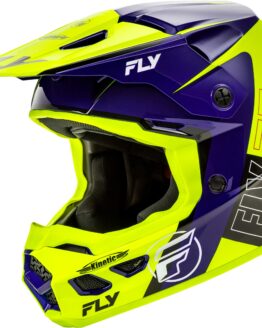 Fly Racing Kinetic Rally Helmet Hi-Vis/Blue/Black 2X-Large