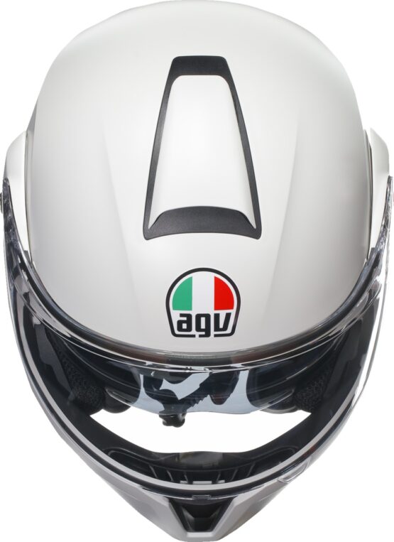 AGV Streetmodular Mono Modular Helmet Matte White Large - Image 3