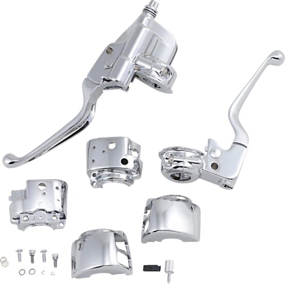 Drag Specialties Handlebar Control Kit Mechanical Clutch Chrome For Harley-Davidson