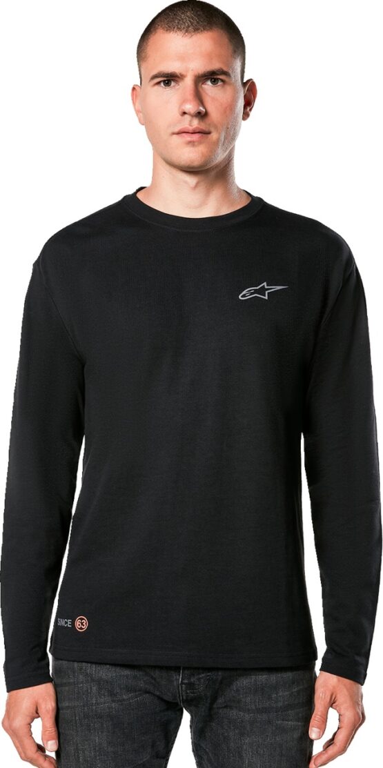 Alpinestars Inclinate Mesh Long-Sleeve T-Shirt Black Medium Men's