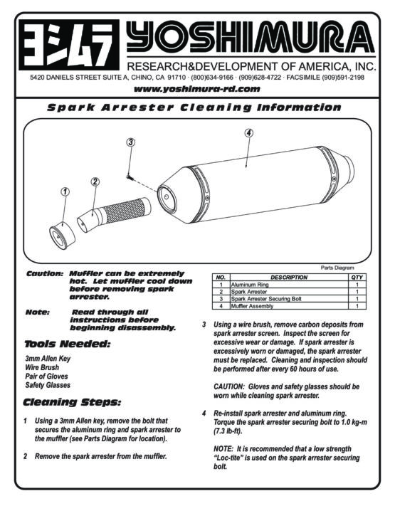 Yoshimura RS2 Aluminum Slip-On Exhaust w/ Spark Arrestor Fits 06-23 Raptor 700 - Image 6