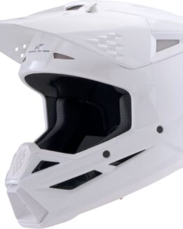 Alpinestars SM3 Solid MX Helmet Gloss White 2XL