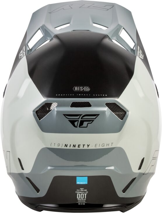 Fly Racing Formula CC Glide Helmet Grey/Light Grey/Black XL - Image 2