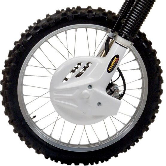 White Brake Disk Guard & Fork Guard - Image 2
