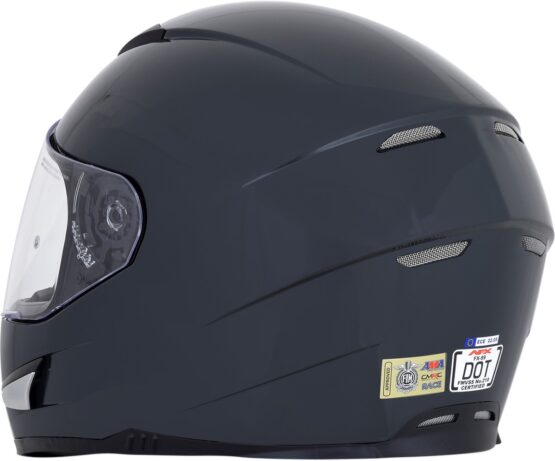 FX-99 Full Face Street Helmet Black/Gray X-Small - Image 3