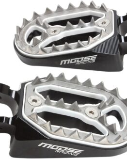 Qualifier Footpegs Black/Silver