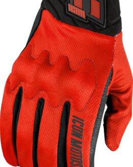 ICON Anthem3 Gloves Men's XL Black/Red