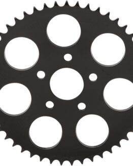 Carbon Steel 49T Drive Sprocket Gloss Black Offset 0.23"