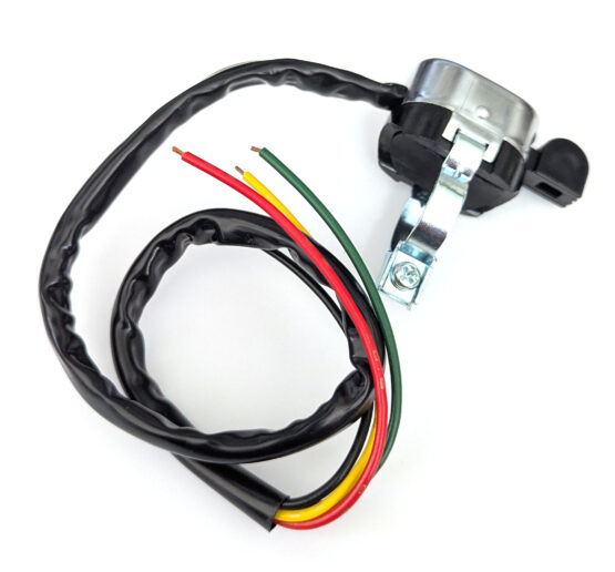 Custom Chrome Handlebar Light & Horn Switch - 1" Harley Davidson - Image 3