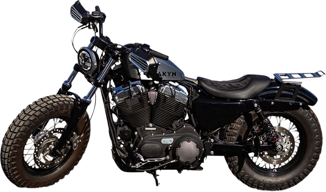 Kuryakyn Dillinger Luggage Rack Silver - Image 3