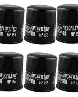 HF156 Oil Filter - Black - 6 Pack