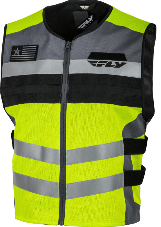 Fly Racing Fast Pass Vest Hi-Vis Yellow LG/XL