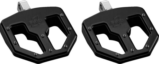 Pro-One BMX V1 Mini Floorboard Footpeg Pair Black Anodized Male Mount